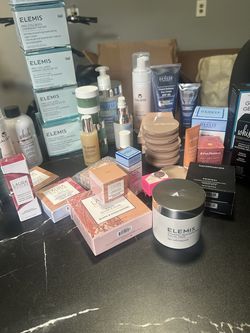 Elemis cream and other beauty cosmetics