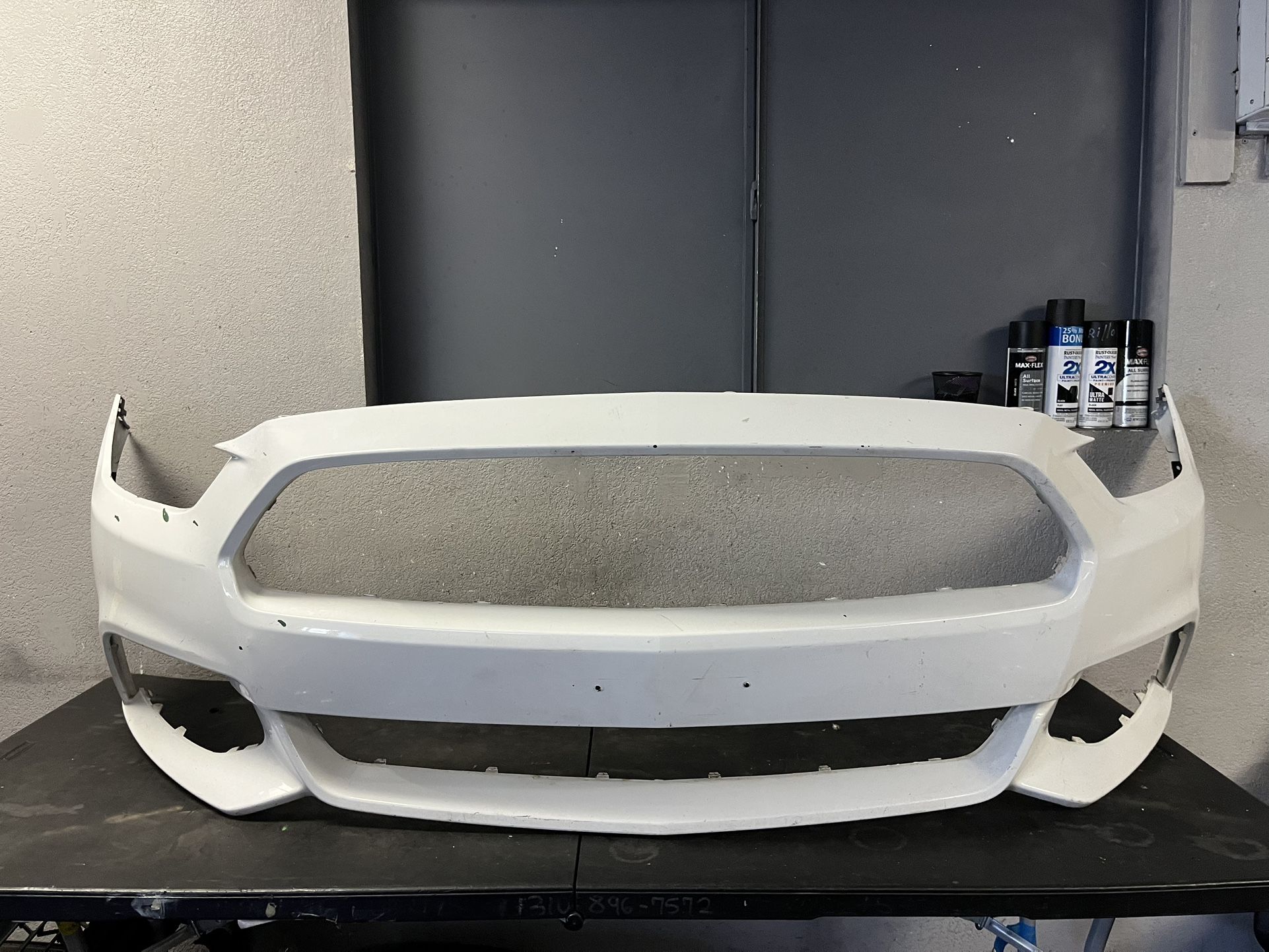 2015-2016-2017 FORD MUSTANG FRONT BUMPER OEM USED