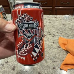 Super Bowl 27 Coca Cola Cans