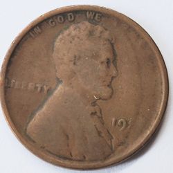 Error Mint Wheat Penny 1 Cent Copper Lincoln 192?