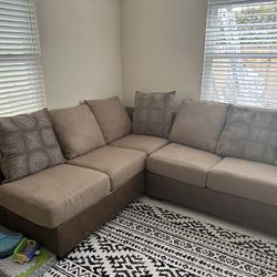 Brown Pull Out Couch