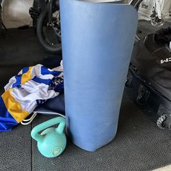 Kettlebell And Yoga Mat