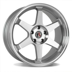 18X8.5 TRAKLITE DRIVE MACHINE FACE / SILVER / MACHINE LIP Wheels