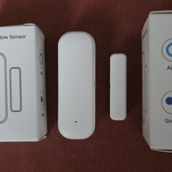  WiFi Smart Door Sensor 1 Pack, 2.4GHz Window Alarm Sensor
