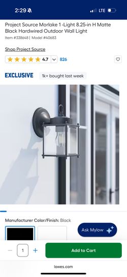 Outdoor Wall Light. New