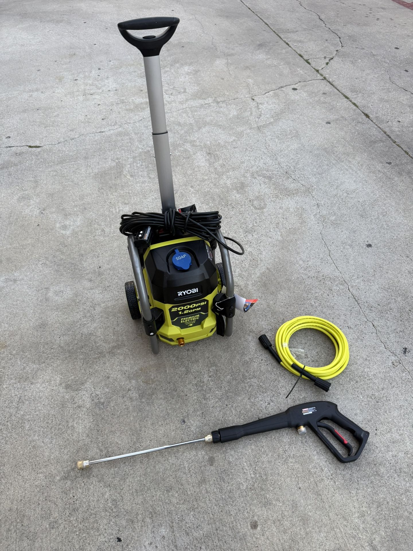 Ryobi 2000 Psi Electric Pressure Washer