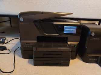Three used HP officejet printers