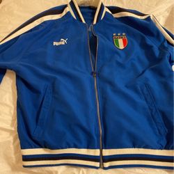 Italia Puma Jacket Large Mens