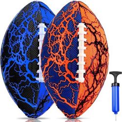 BRAND NEW 2 Pack Waterproof Football Strong Grip Fun Water Toys Games For Kids Children Teens Adults Family 