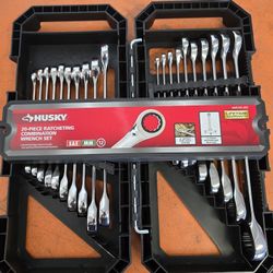 Husky Ratcheting Wrenches 20 Piece