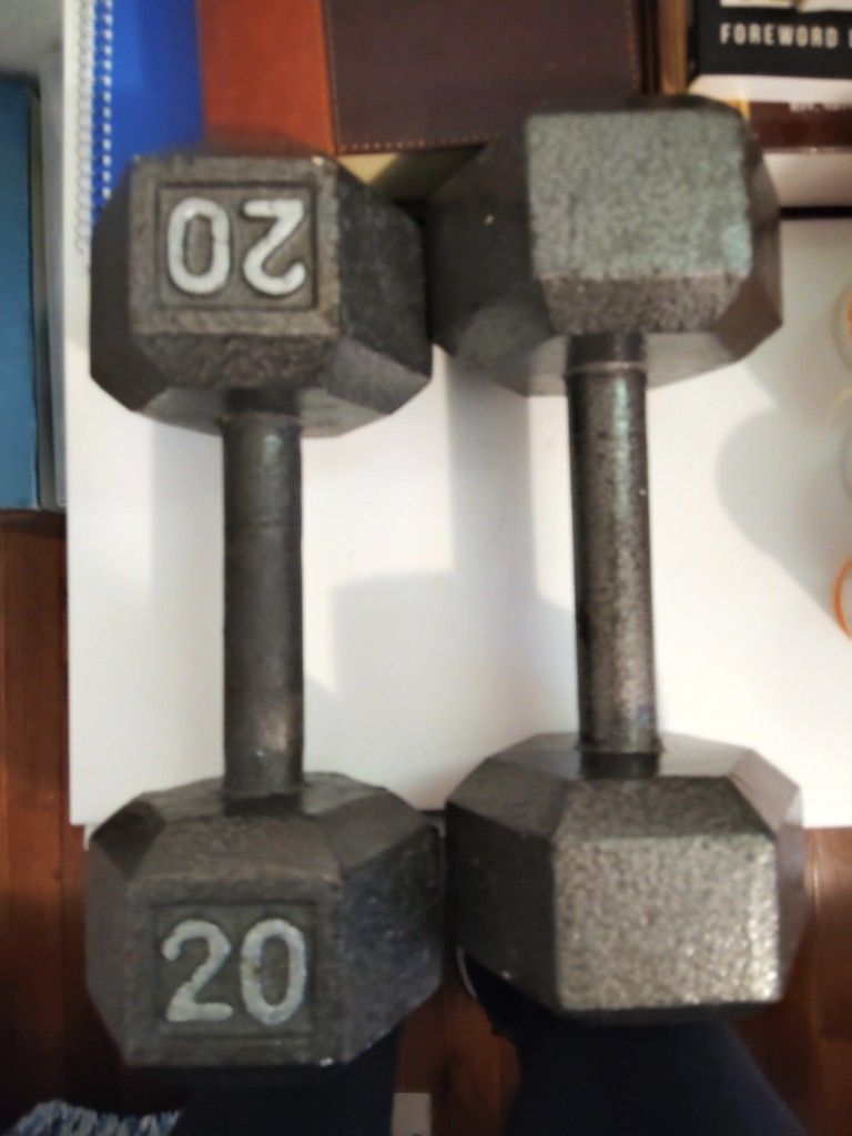 Hex Dumbbells Sets 20 Pounds Firm Price
