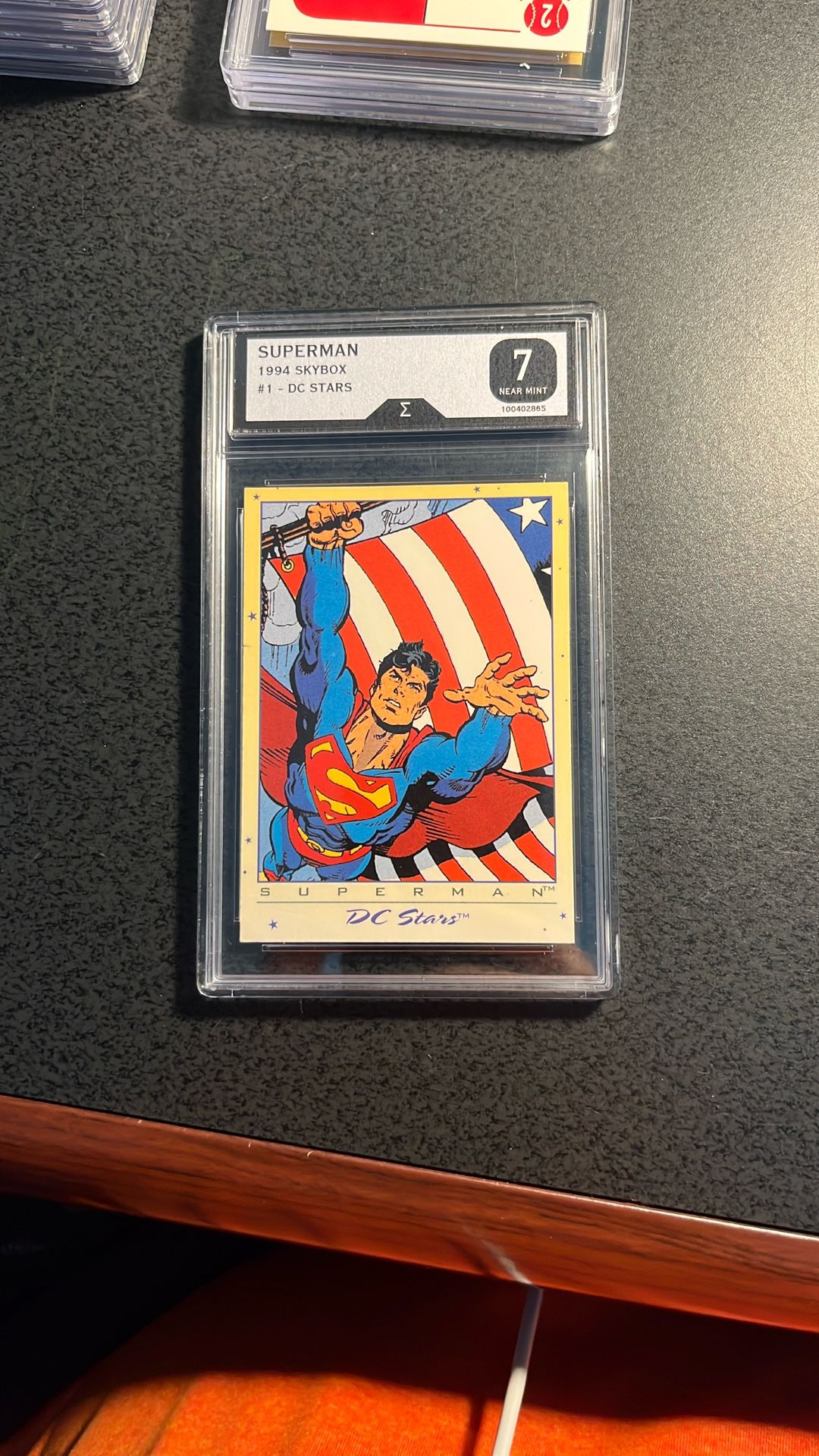 Superman 1994 Skybox DC Stars #1-Graded 7