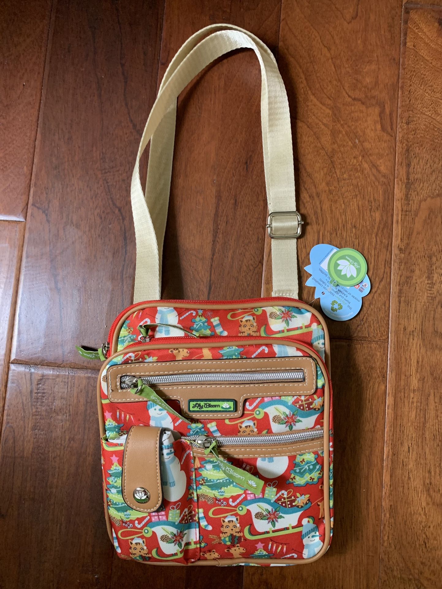 New Lily Bloom Christmas Purse With Tags