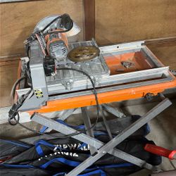 7” Tile Saw Wet Rigid 