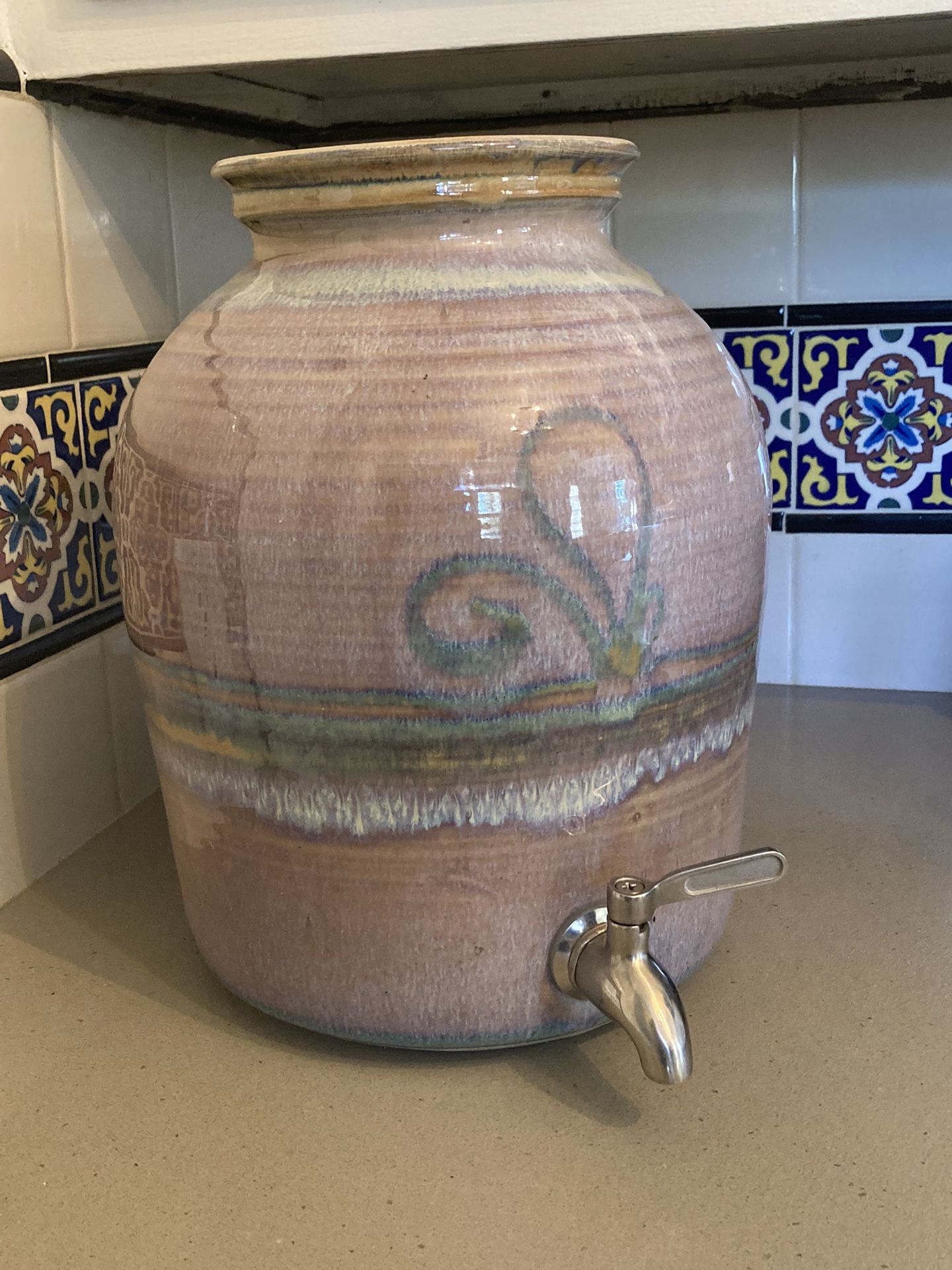 Vintage Water Crock By Frank Massarella