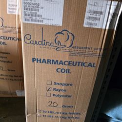 Carolina Absorbent Cotton, Division of Barnardt Manufacturing Company, pharmacetical coil. 20lbs.