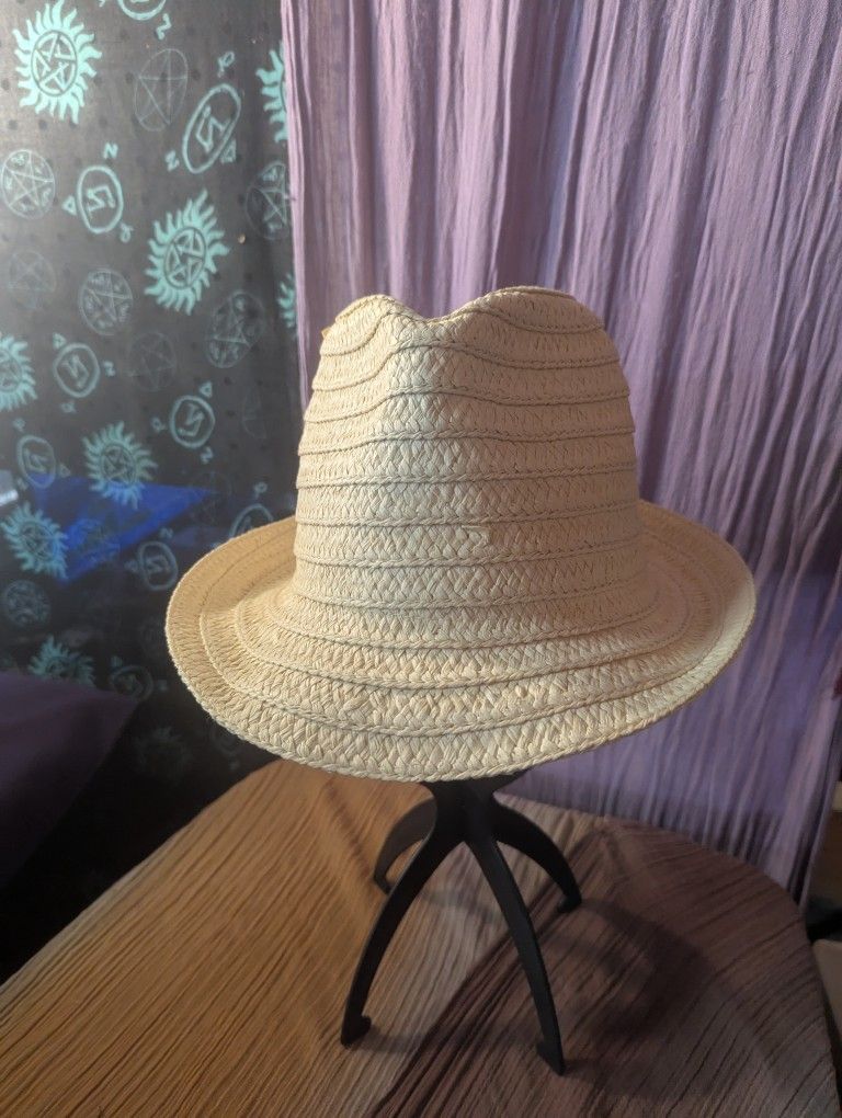 Straw Fedora Hat