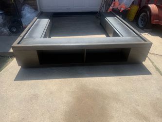 King Size Bed Frame with Drawers