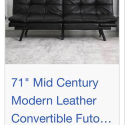 Leather Foldable Couch 