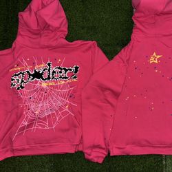 Pink Sp5der v2 Hoodie