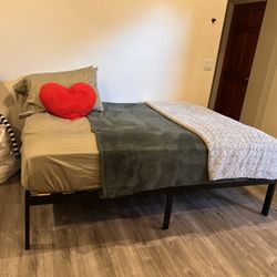 Full Size Mattress With Bed Frame 