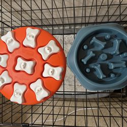 Slow Feeder Dog Bowl & Dog Puzzle Toy