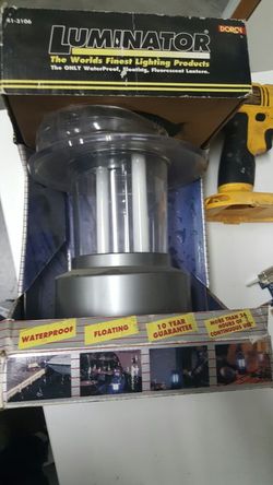Waterproof floating fluorescent lantern