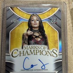 Cora Jade WWE Card Auto