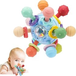 Baby Montessori Sensory Toys for 0-6 6-12 Months, Baby Teether Teething Toys for Babies 0 3 6 9 12 18 Months, Newborn Infant Learning Developmental To