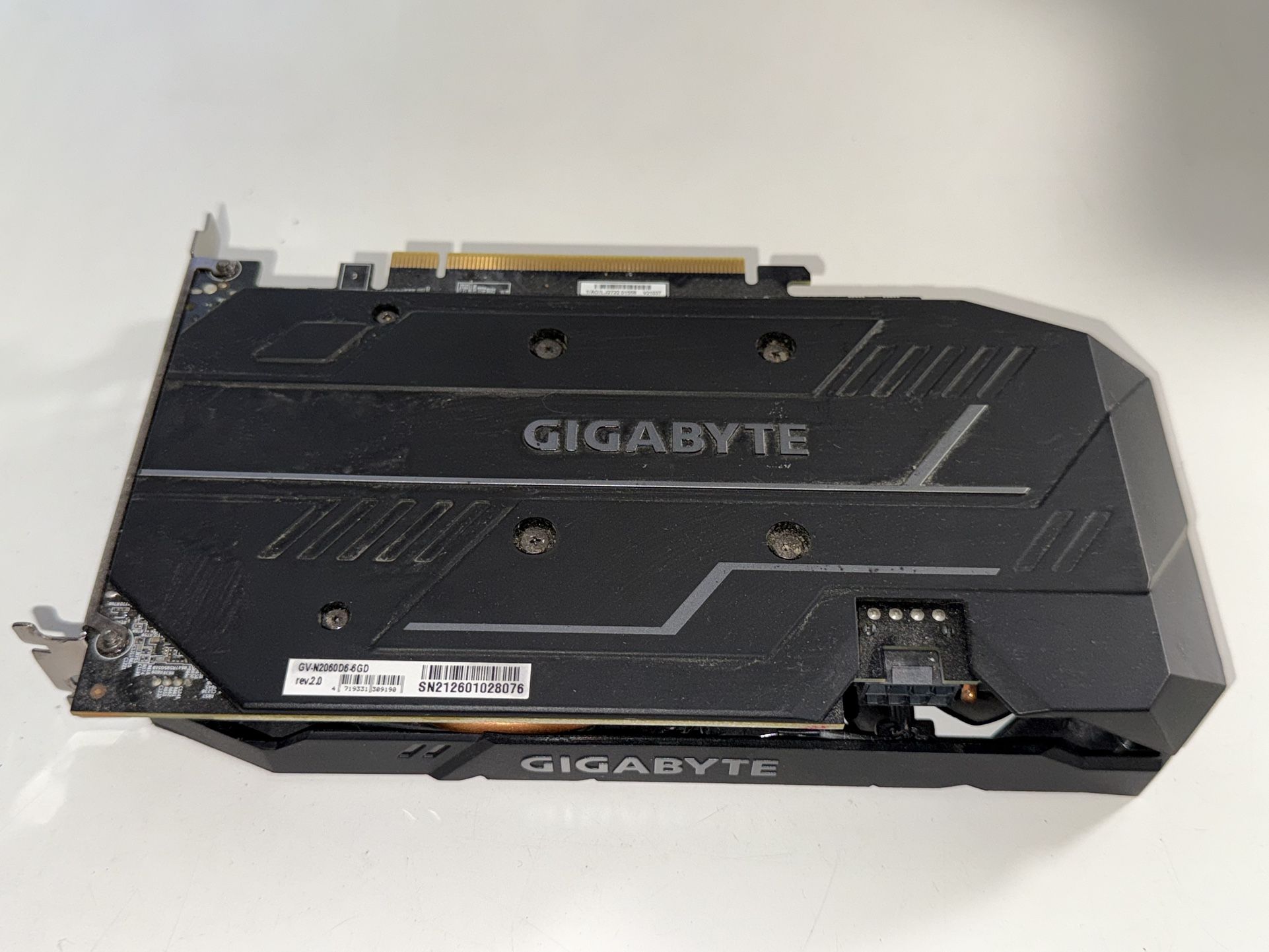 Gigabyte GPU 2060 6GDDR6 Graphics Card GV-N2060D6-6GD for Sale in San ...