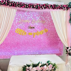 Perfect for 1st birthday/ girls birthday party- ready setup