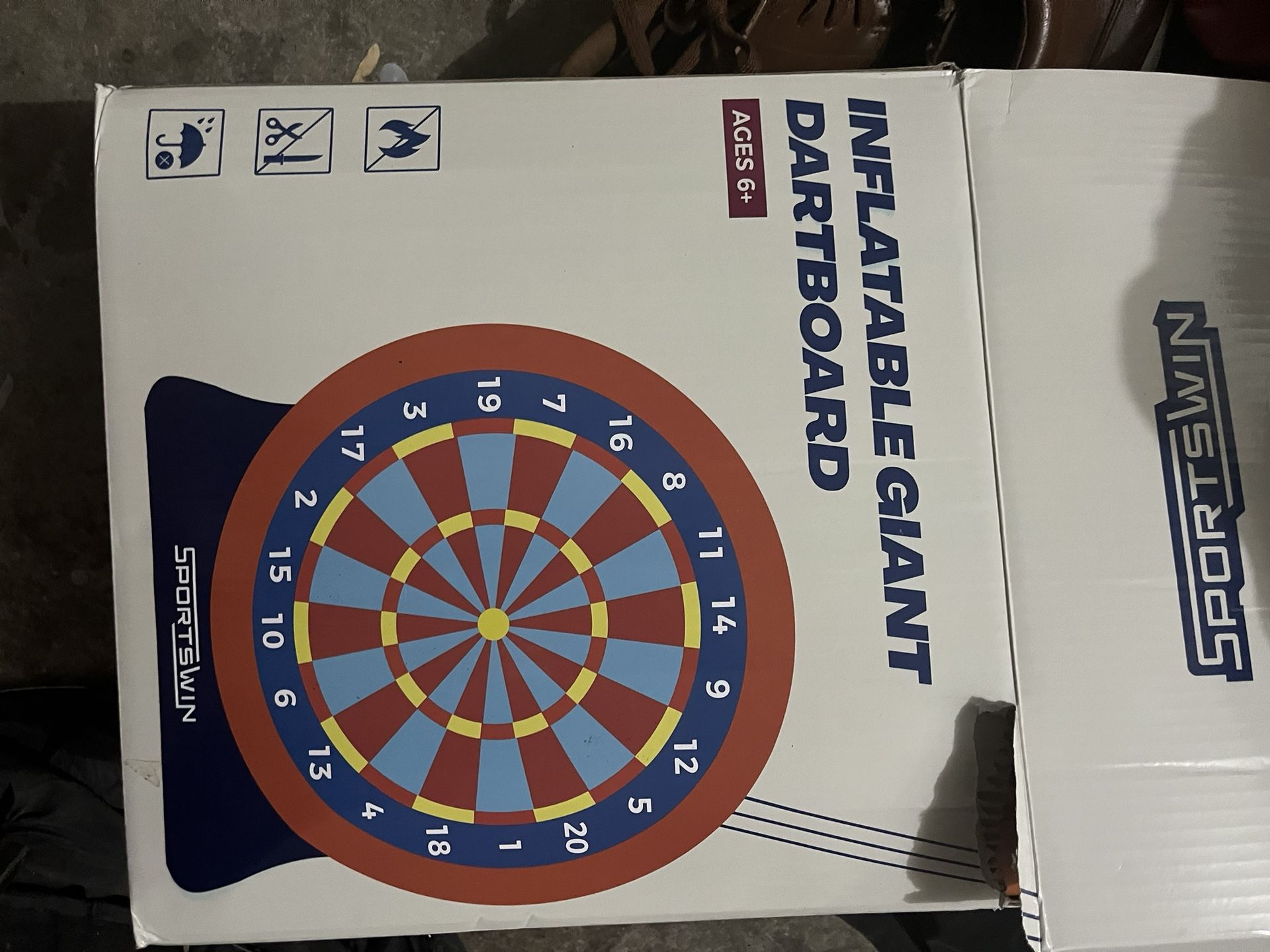 6ft Inflatable Dartboard