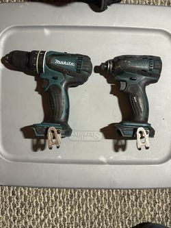 Makita hammer/impact drills and assorted bits