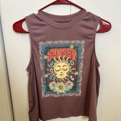 Sunset Graphic Tank Top