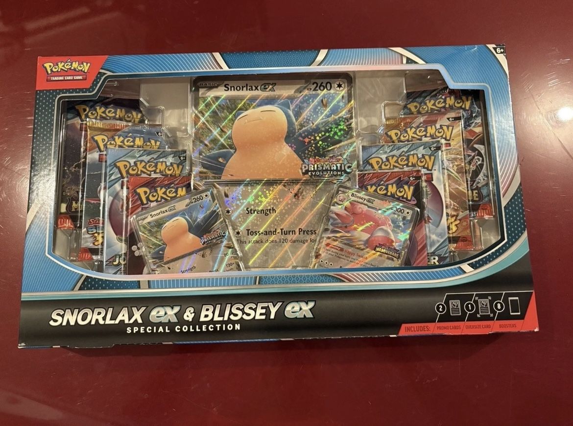 Pokemon Snorlax Ex & Blissey Ex Special Collection Box (NEW & SEALED)