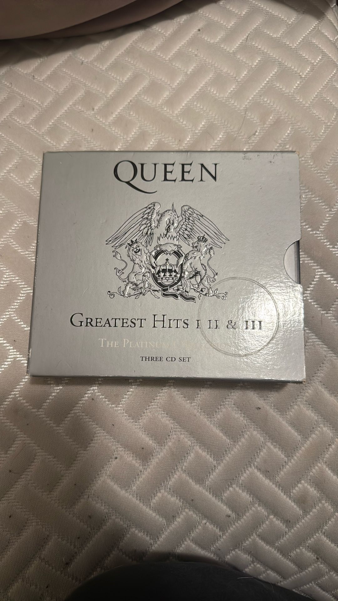 QUEEN GREATEST HITS 1, 2 & 3 THE PLATINUM COLLECTION 3CD BOX SET