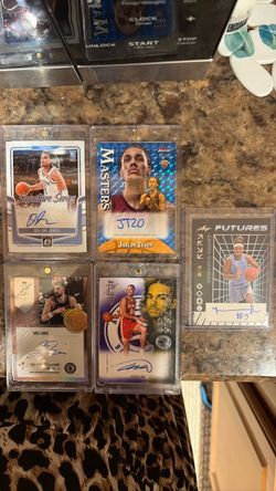 NBA Rookie Autograph Trading Cards Lot of 5