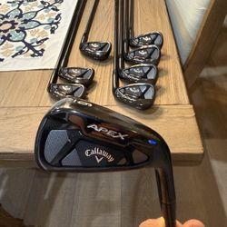 Callaway Apex Forged 21 Black 4-PW, GW Iron Set TT Elevate 95 Shafts