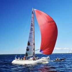Red Sail For Boat, Christmas Best Offer!