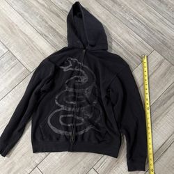METALLICA Black Album Zip Up Hoodie
