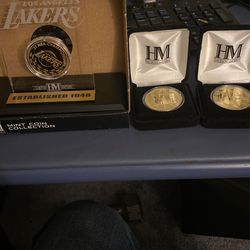 Gold plated laker coins