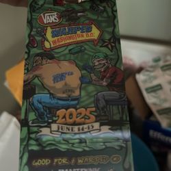 Vans Warp Tour VIP Ticket 2 Day Festival