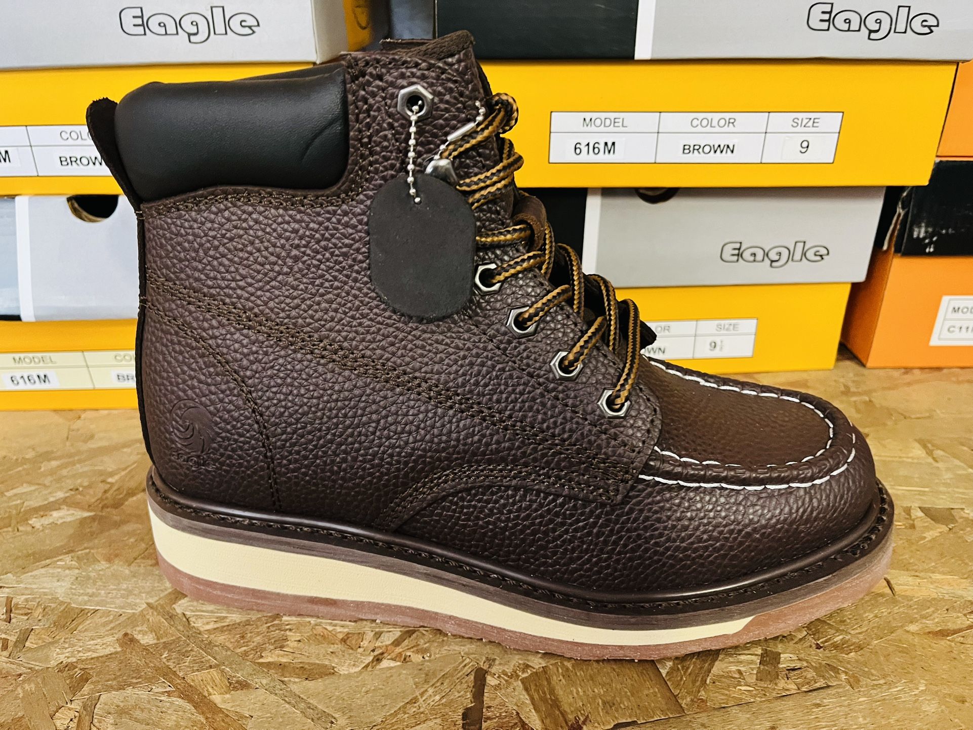 Real Leather Work Boots $50. All Sizes Available