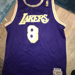 Kobe Bryant Authentic Lakers Jersey #8