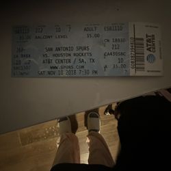 2018 Vintage Spurs Tickets