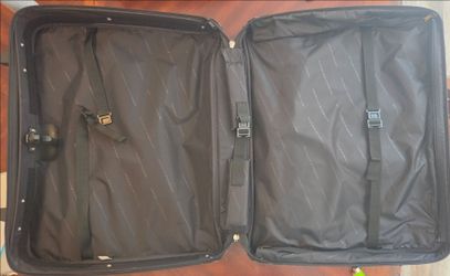 Adrienne Vittadini, black/gray garment luggage