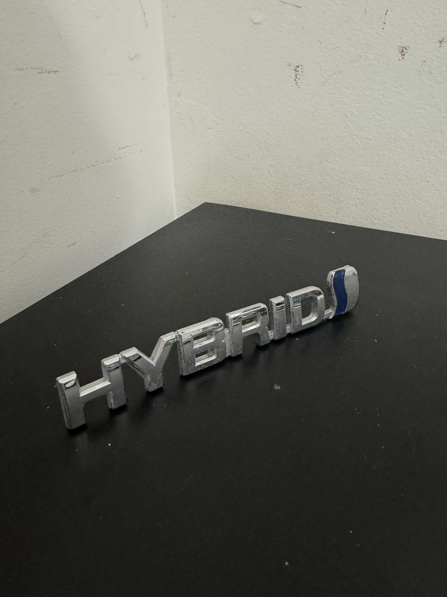 TOYOTA HYBRID CHROME EMBLEMS BADGES Nameplates