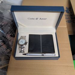 Watch Wallet Pen Set