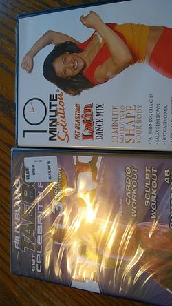 Latin Dance and tae bow DVD's new