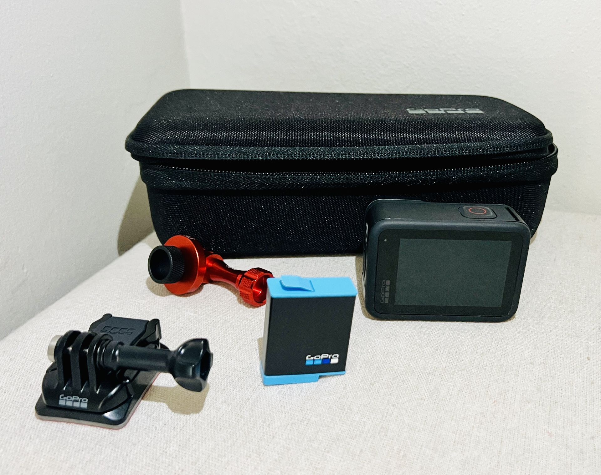 GoPro HERO9 Black – Mint Condition + Case, Mounts & Battery – $250
